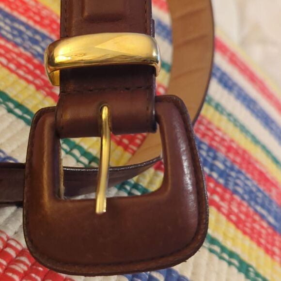 Ritz vintage made in Italy leather belt size large - Picture 4 of 6